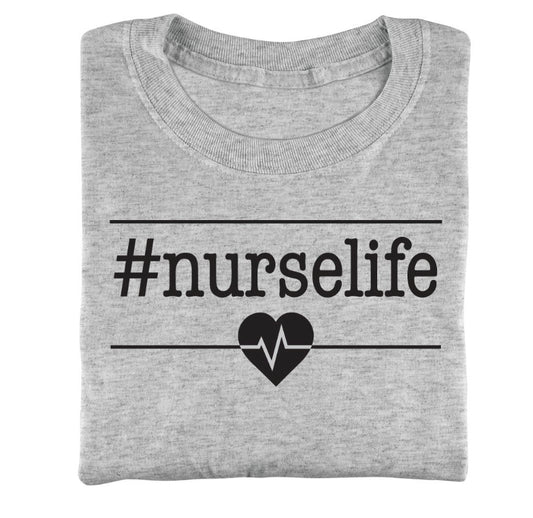 #NurseLife-Grey Tee