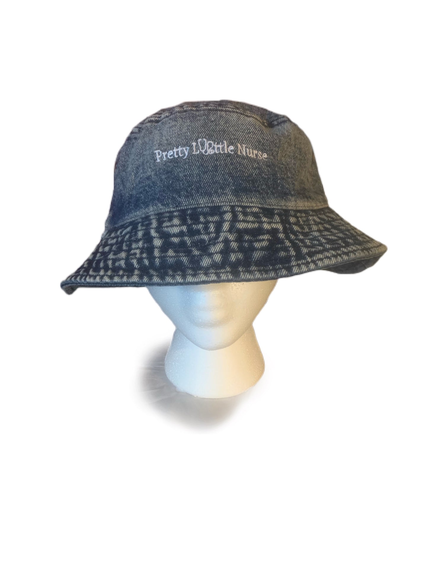 Pretty L🩺ttle Nurse Denim Bucket Hat