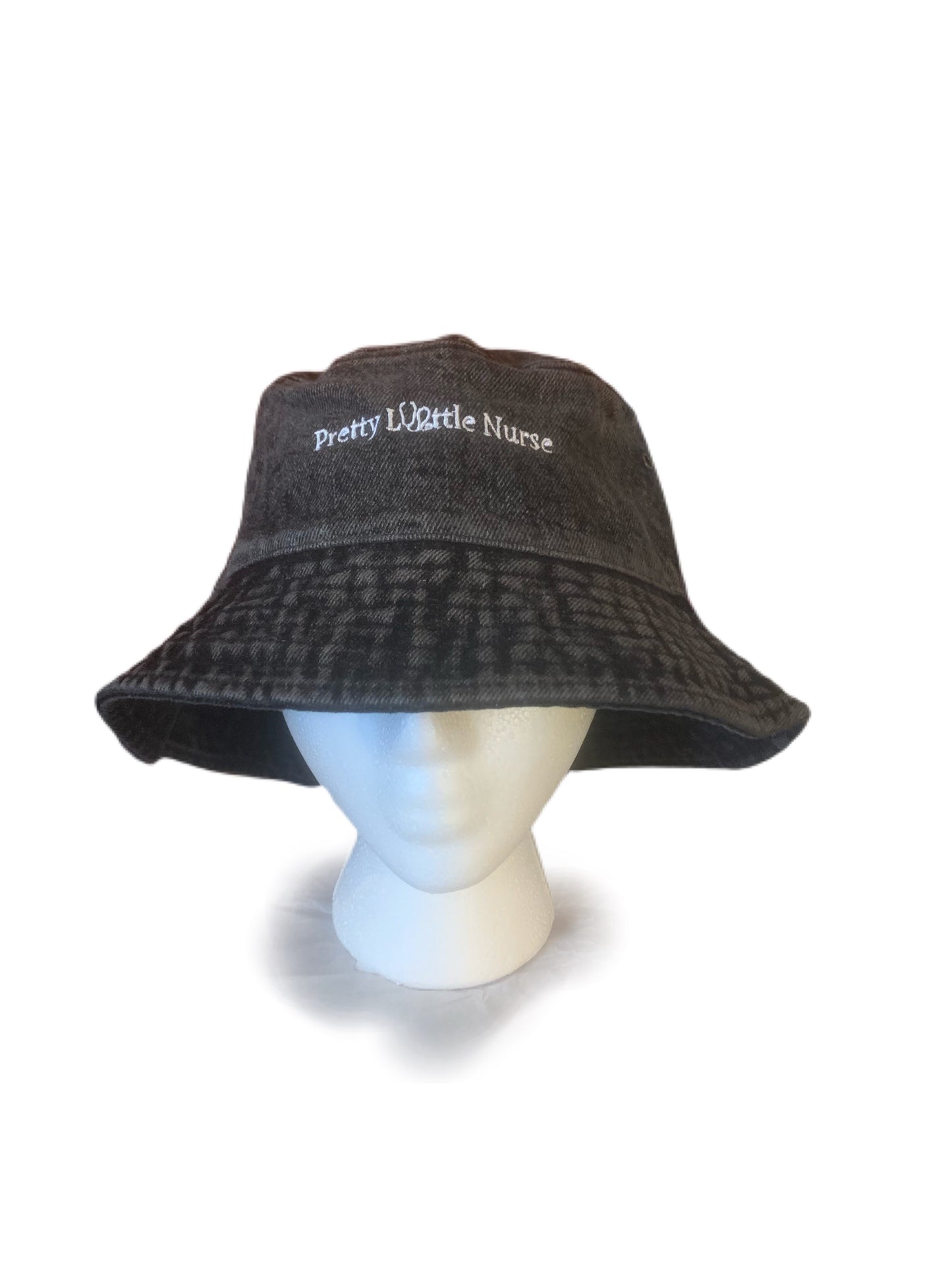 Pretty L🩺ttle Nurse Denim Bucket Hat