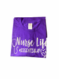 Short Sleeve Reflective Nurse Life Shirt