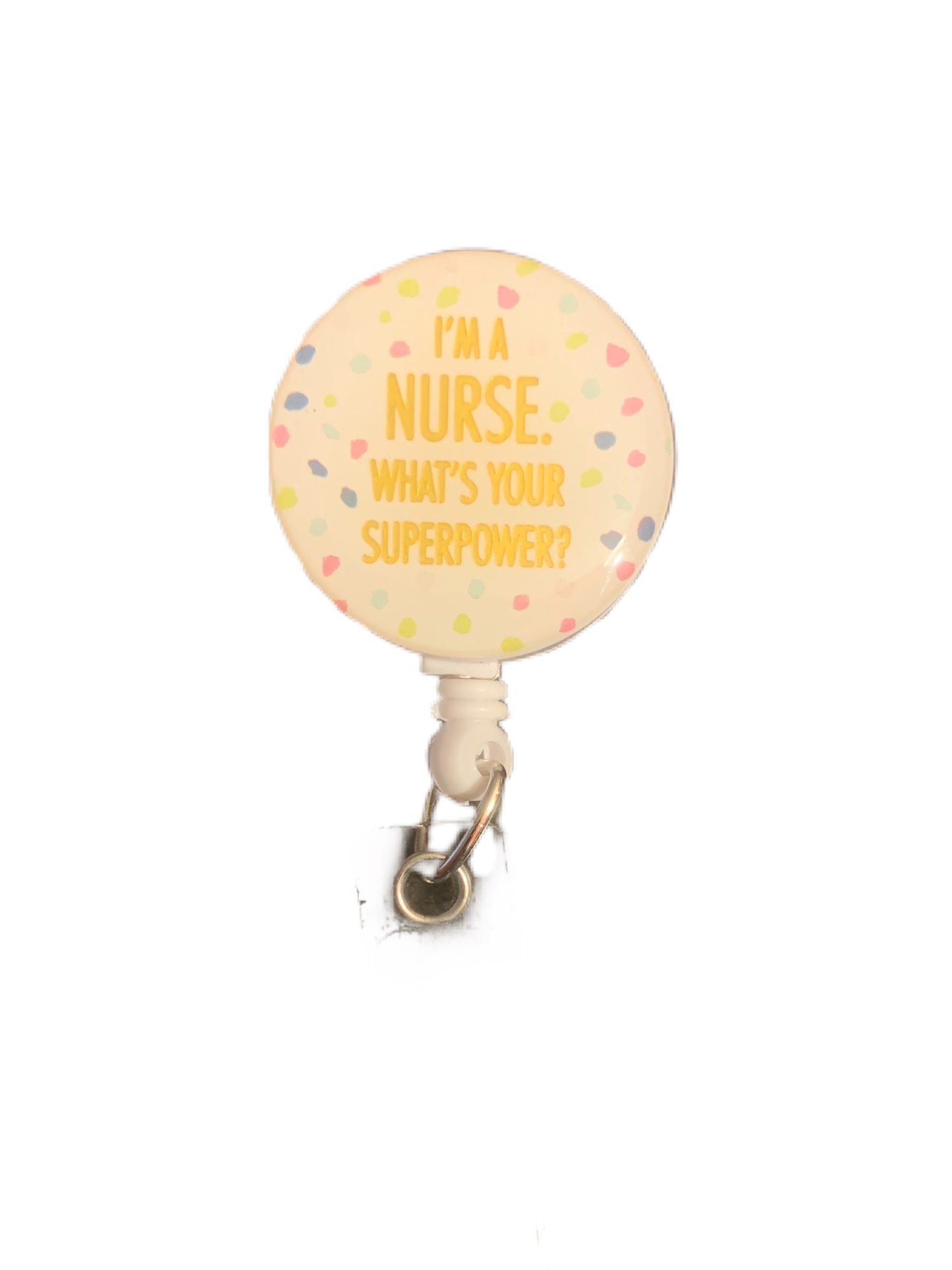 Nurse Retractable Badge Clip