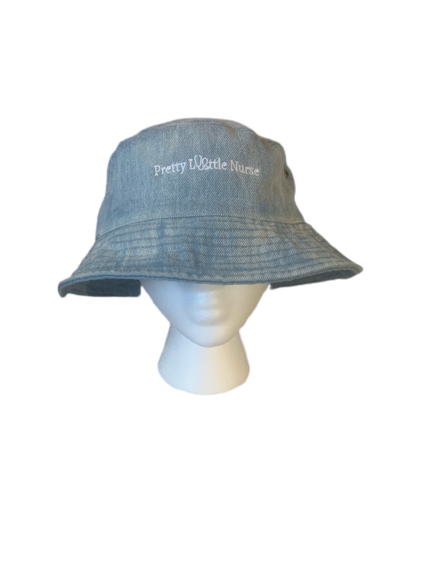 Pretty L🩺ttle Nurse Denim Bucket Hat